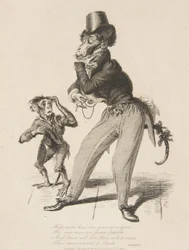 Monkey Dandy, Monkey-ana, tai Men in Miniature, heinäkuu 1828, heinäkuu 1828.