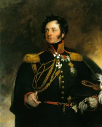 Kenraali Fjodor Petrovitš Uvarovin muotokuva 1773-1824, 1818