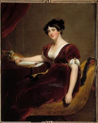 Madame Isaac Cuthbertin muotokuva. Sir Thomas Lawrencen (1769-1830) maalaus