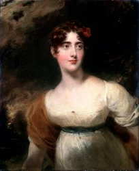 Milady Emily Harriet Wellesley-Pole Lady Raglanin muotokuva, 1814.