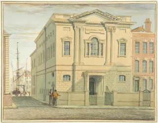 Assembly Rooms, Prince Street (akvarelli paperille)