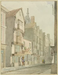 Mary-le-Port Street (akvarelli paperille)