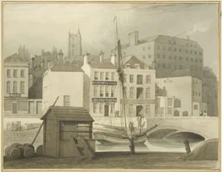 Stone Bridge Head of Quayssa (St Giles