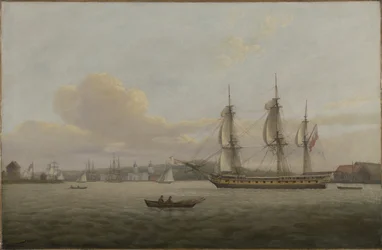 HMS "Pomone" Greenwichin edustalla