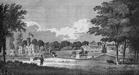 Paviljonki, Hans Place, Chelsea, noin 1810, 1911