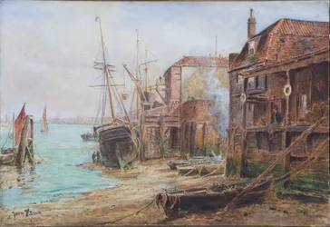 Hieman vanhaa Greenwichiä, 1904 (wc paperilla)