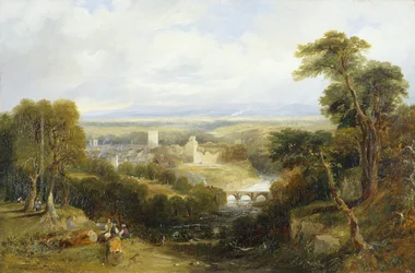 Richmond, Yorkshire (öljy kankaalle)