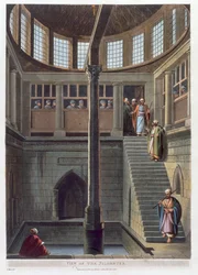 Näkymä nilometrille, Kairo, Egypti, 1802