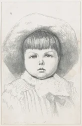 Lapsen muotokuva Cyril Nast, vuoden 1879 jälkeen, vuoden 1879 jälkeen.