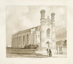 (Ylä) Gornal Church: seepiapesupiirros