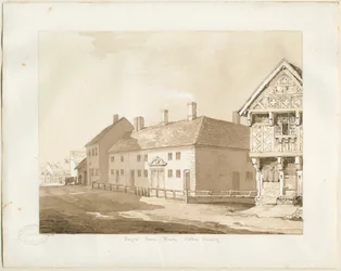 Abbots Bromley Almshouses: seepiapesupiirros
