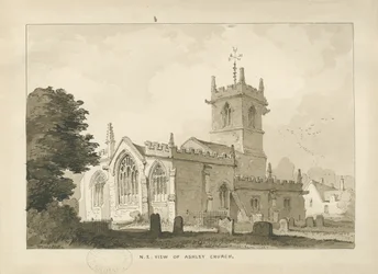 Ashley Church: seepiapiirustus, 1838