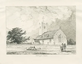 Bobbington Church: kynäpiirros, 1837