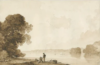 Chillington Park - Pool: seepiapiirros, nd [1837-1838] (piirustus)