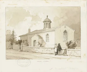 Drayton-in-Hales - Hales Chapel: seepiapesupiirustus, nd [1817-1845] (piirustus) (piirustus)