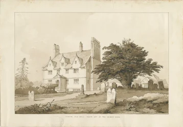 Forton Hall: pesupiirustus, nd [?1838] (piirustus) (piirustus)