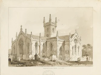 Handsworth Church: seepiapiirros