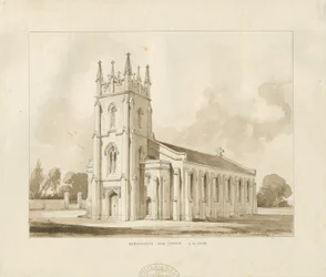 Handsworth Church: seepiapiirros