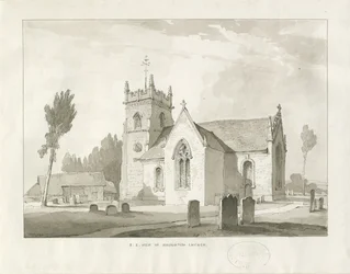 Haughton Church: seepiapiirustus