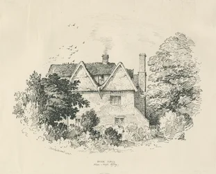 High Offley - Park Hall: tussipiirros (vinjetoitu).