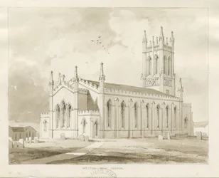 Shelton Church: seepiapesupiirros