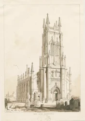 West Bromwich Church - "Christ Church": seepiapiirros