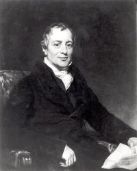 Thomas Hodgettsin kaivertama David Ricardon (1772-1823) muotokuva