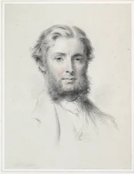 John Scottin, 3. Earl of Eldonin muotokuva (liitu ja w/c paperilla) (pari numeroon 445141)
