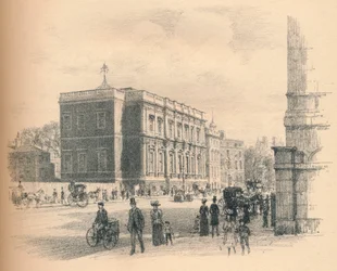 Juhlasalin ulkopuoli, Whitehall Palace, 1902