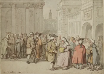 Ryhmä luonnosteltu Roomassa, 1770-1820