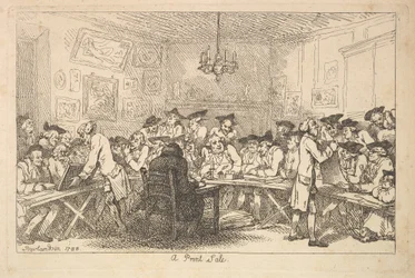 A Print Sale - A Night Huutokauppa, 1788.
