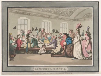 Comforts of Bath, Plate 11, 6. tammikuuta 1798, 6. tammikuuta 1798.