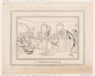 Comforts of Bath, Plate 8, 6. tammikuuta 1798, 6. tammikuuta 1798.