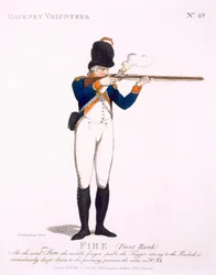 Hackney Volunteer, levy 49 julkaisusta "Loyal Volunteers of London and Environs", julkaistu 1798