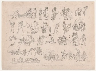 Taulu 4, Figuurien, maisemien ja karjan ääriviivat... oppijoiden käyttöön, Ma..., 8. maaliskuuta 1790.