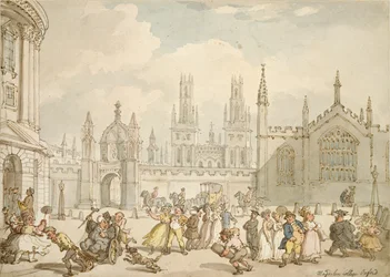 Radcliffe Square, Oxford, 1800-luvun alku