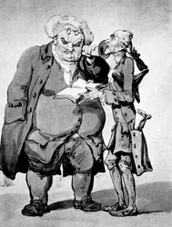 Nälkäinen runoilija ja kustantaja, 1700-luvun loppu.