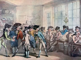 Ranskalainen kahvila, 1700-luvun loppu