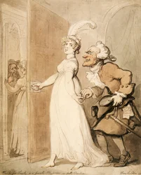 "Touch for Touch eli naislääkäri täydessä harjoittelussa", 1790-luku
