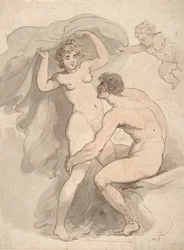 Venus, Anchises ja Cupid, 1780-1827.