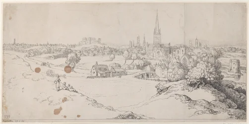 Näkymä Norwichiin St. James Hilliltä, 1799, 1799.