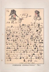 Yorkshiren hieroglyfit, levy 1, 8. maaliskuuta 1809, 8. maaliskuuta 1809.