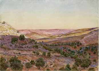 Moabin kukkulat ja Hinnomin laakso, 1854