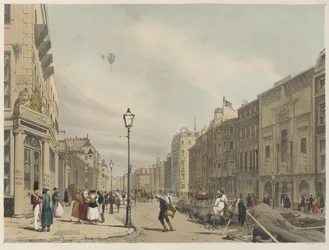Lontoo sellaisena kuin se on: Piccadilly, katse itään kohti kaupunkia