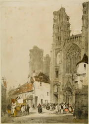 Kuvankaunis arkkitehtuuri Pariisissa, Gentissä, Antwerpenissä, Touenissa jne.