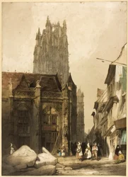 Kuvankaunis arkkitehtuuri Pariisissa, Gentissä, Antwerpenissä, Touenissa jne.