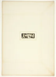 Tutkimus lautaselle The Triumphs of Temperista, vuoden 1796 Royal Engagements Pocket Book -kirjasta