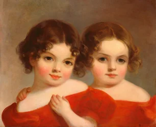 Lelandin sisaret, noin 1830 (öljy kankaalle).