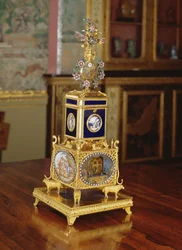 Musiikkiautomaatti, tarvike ja kello, kirjoittanut Thomas Weekes, n. 1800