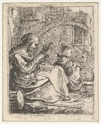 Woman Spinning.n.d.